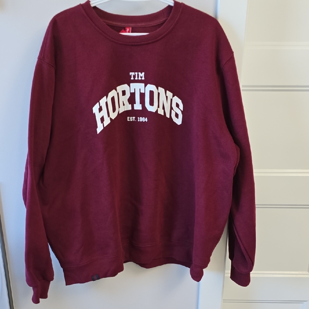 Tim Hortons Maroon Men's Sweater